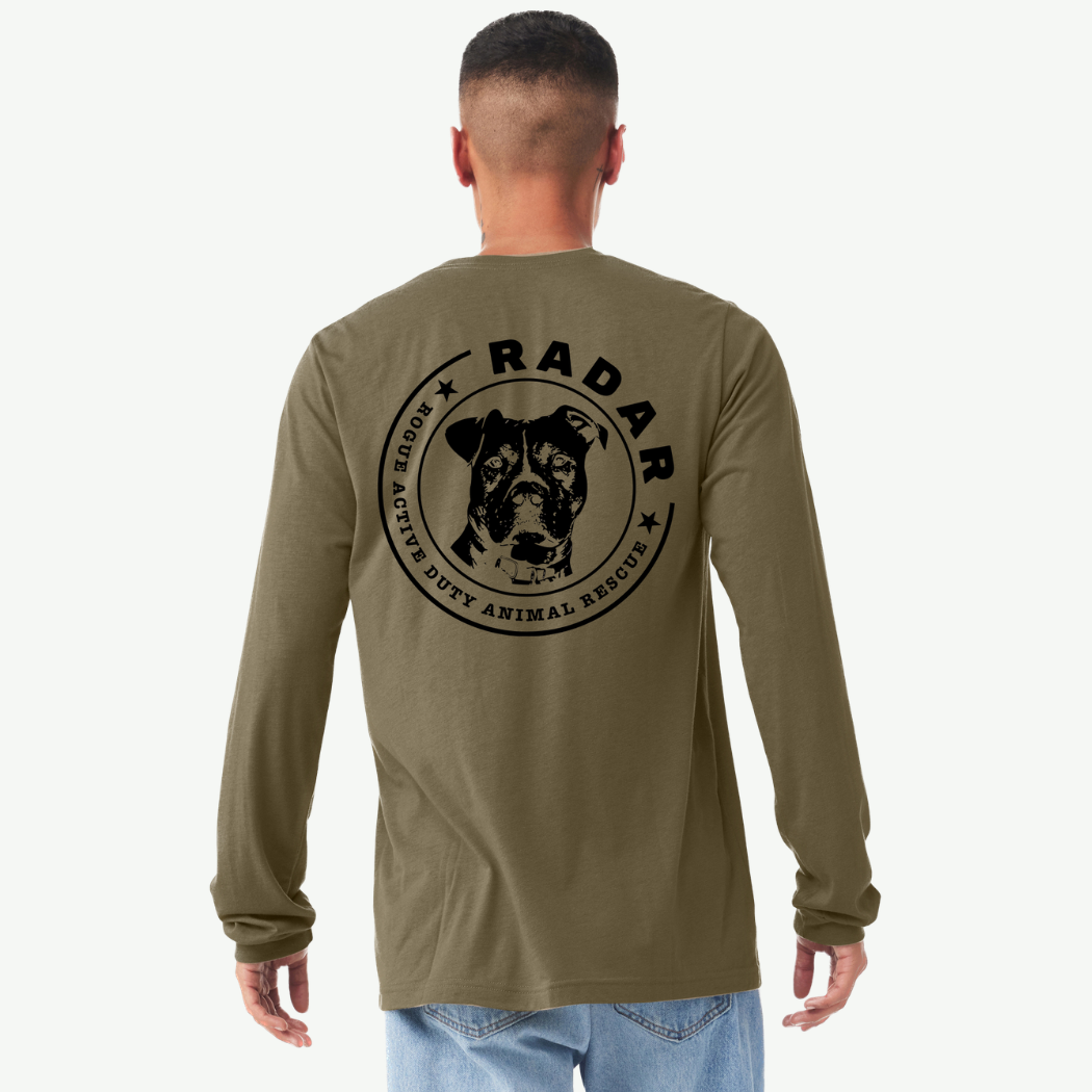 R.A.D.A.R. Logo Long Sleeve Tee (Pre‑Order) - Heather Olive