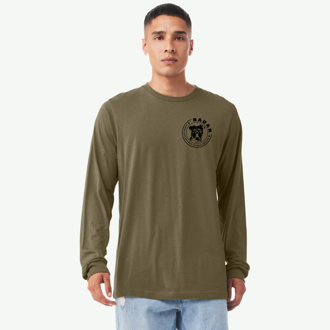 R.A.D.A.R. Logo Long Sleeve Tee (Pre‑Order) - Heather Olive