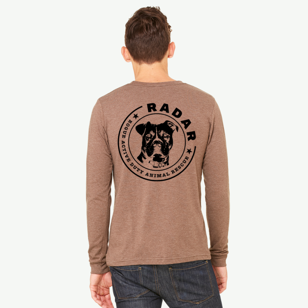 R.A.D.A.R. Logo Long Sleeve Tee (Pre‑Order) - Heather Brown