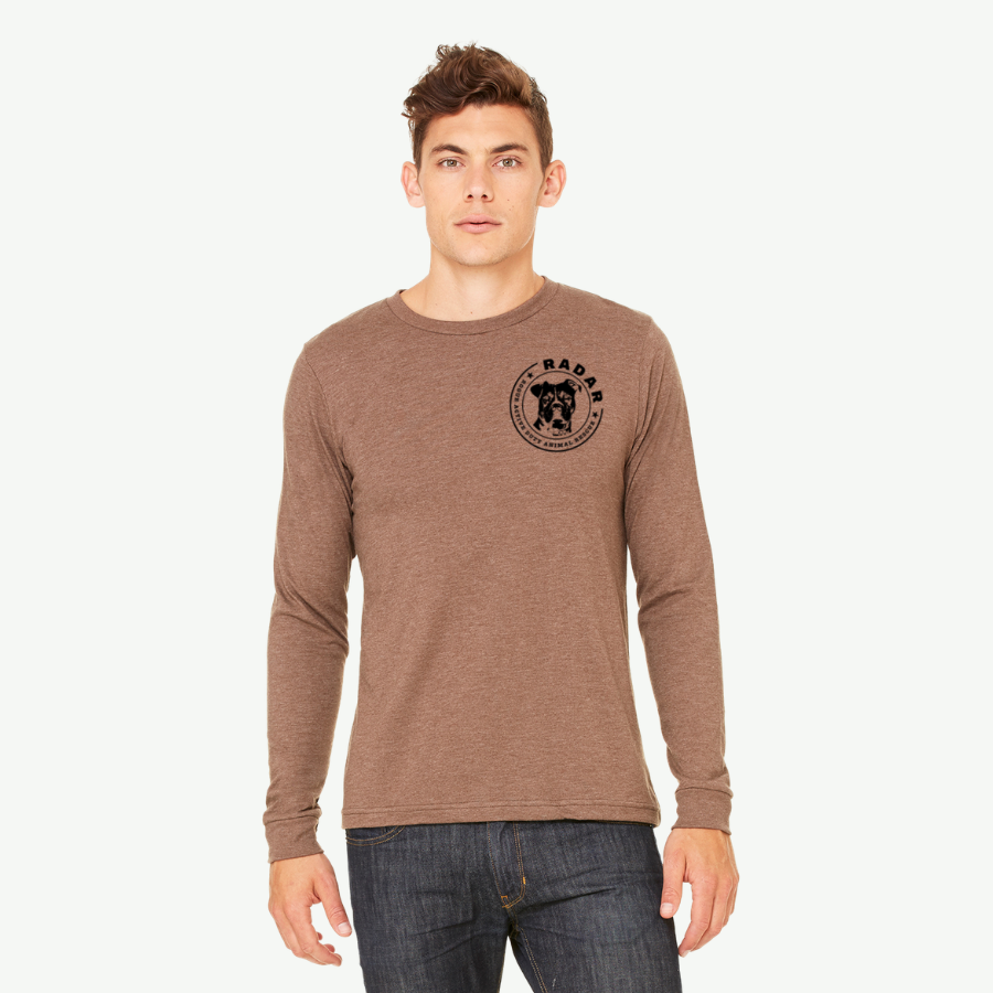 R.A.D.A.R. Logo Long Sleeve Tee (Pre‑Order) - Heather Brown